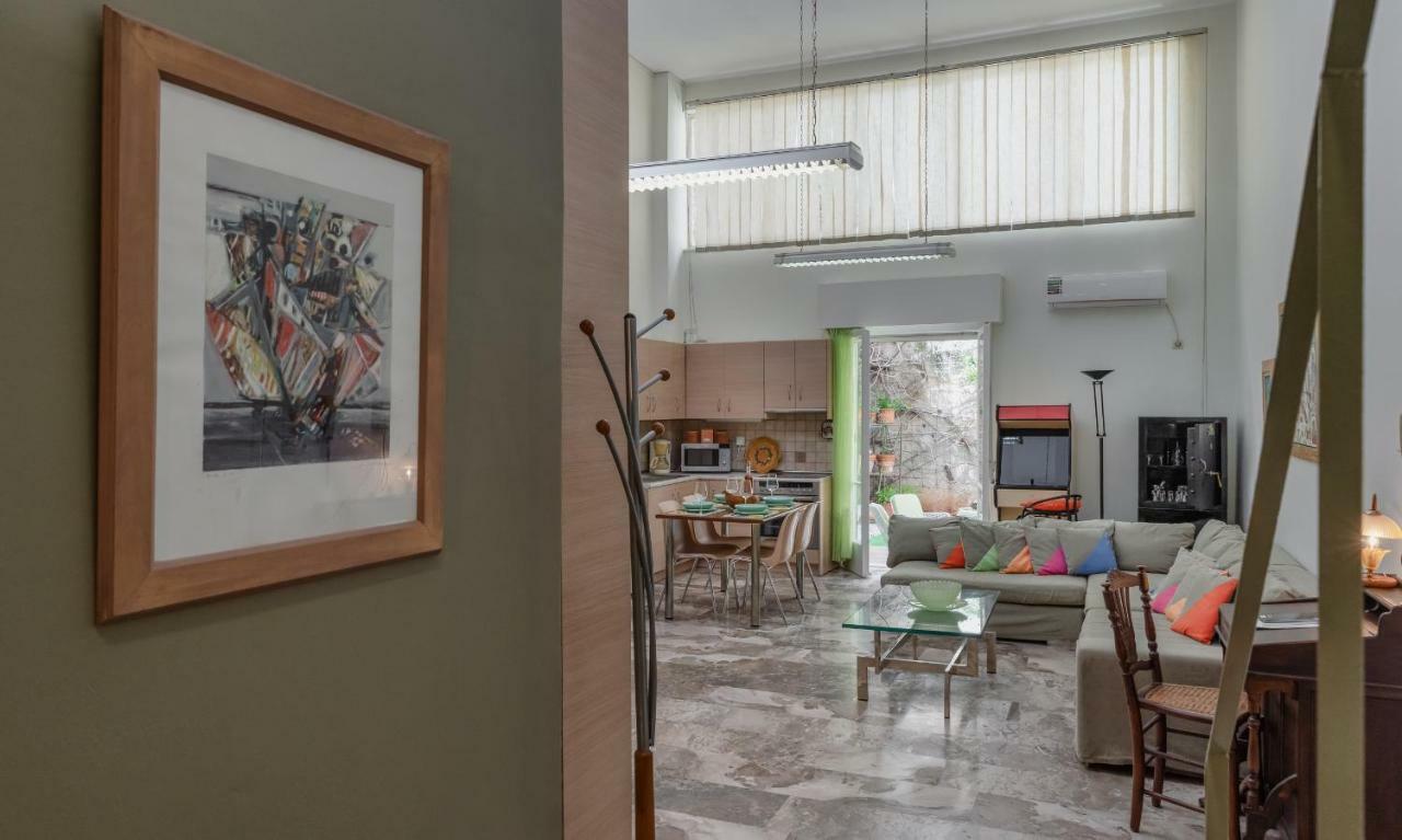 Acropolis Koukaki Loft Private Garden Apartment Athens Ngoại thất bức ảnh